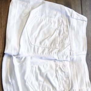 White short shorts